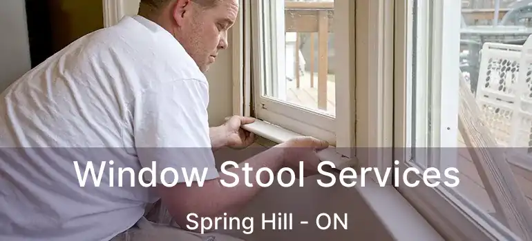 Window Stool Services Spring Hill - ON