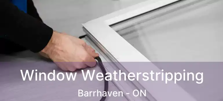 Window Weatherstripping Barrhaven - ON