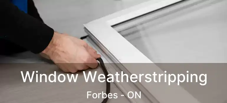  Window Weatherstripping Forbes - ON