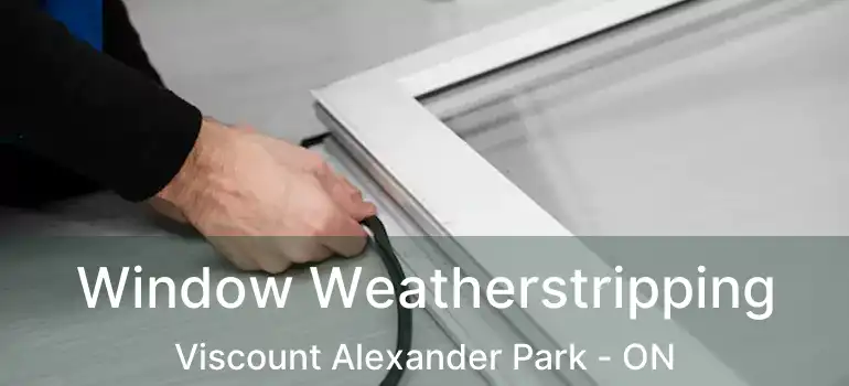  Window Weatherstripping Viscount Alexander Park - ON