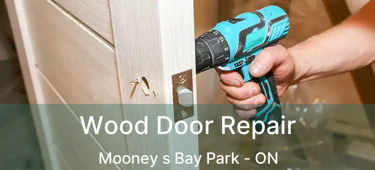 Wood Door Repair Mooney s Bay Park - ON