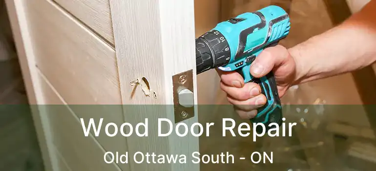 Wood Door Repair Old Ottawa South - ON